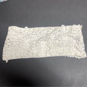 White Cream Lace Bandeau